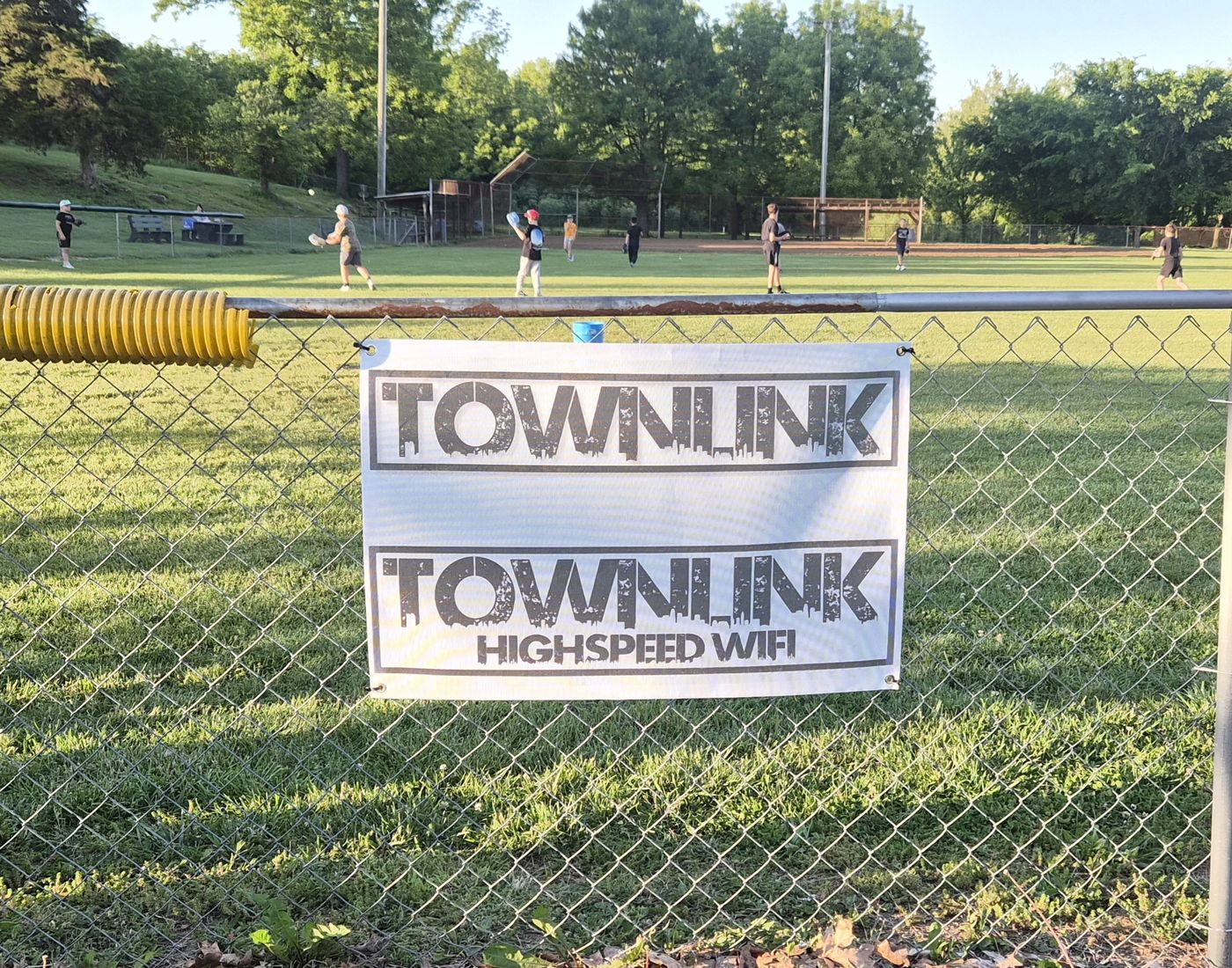 TownLink public Wi-Fi at a local ball field